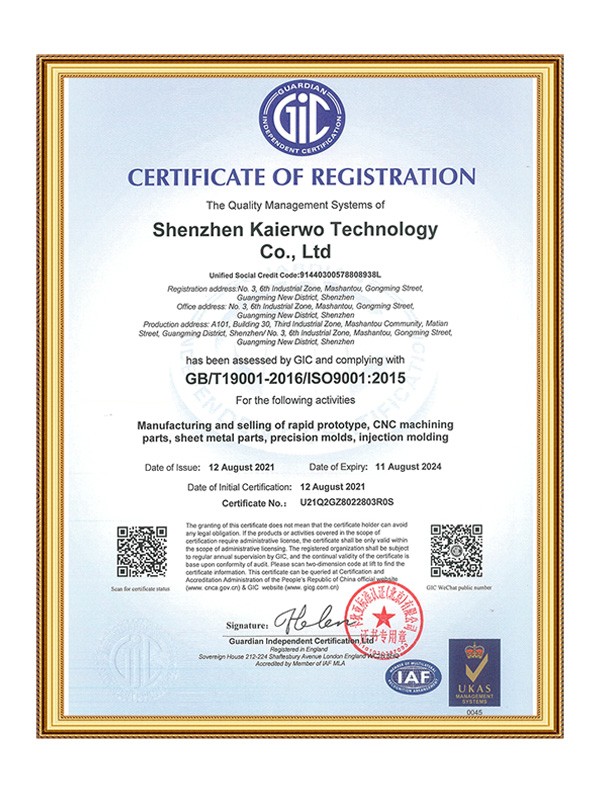 ISO9001:2015 